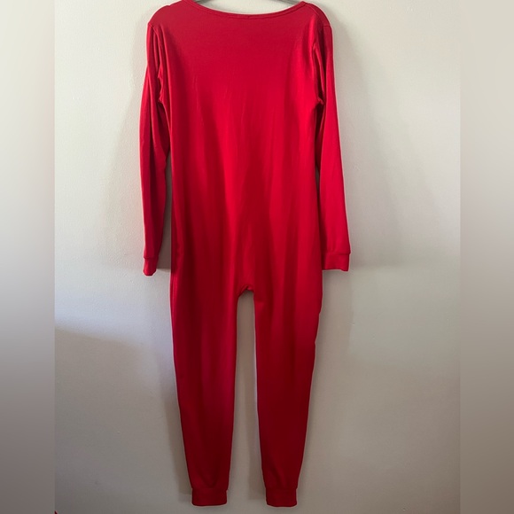 Shosho Red Santa's Helper Pajama Onesie - Picture 3 of 4